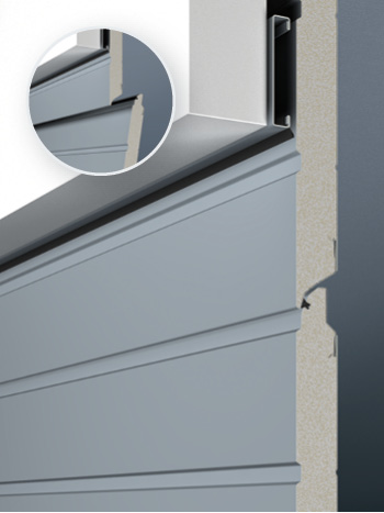 Zlicowana przysłona wyrównująca nadproże