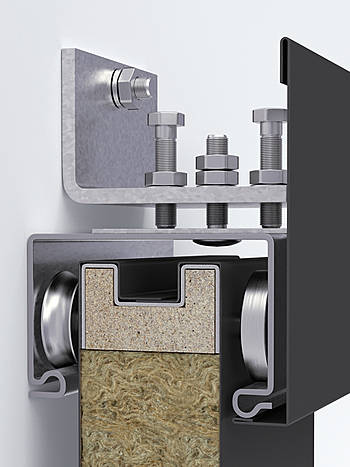 Precyzyjnie prowadzona płyta bramy