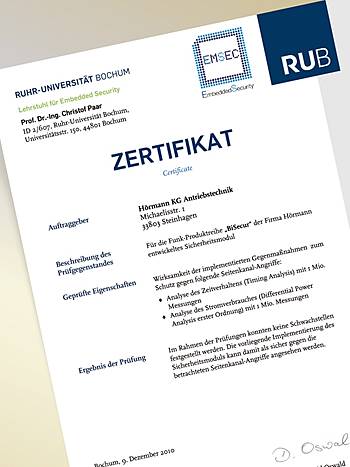 Bezpieczeństwo potwierdzone certyfikatem